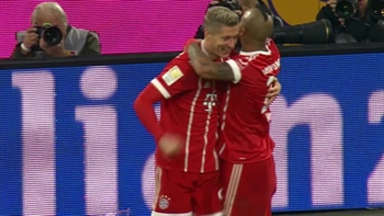 Lewandowski strikes for Bayern against Augsburg ' 2017-18 Bundesliga Highlights