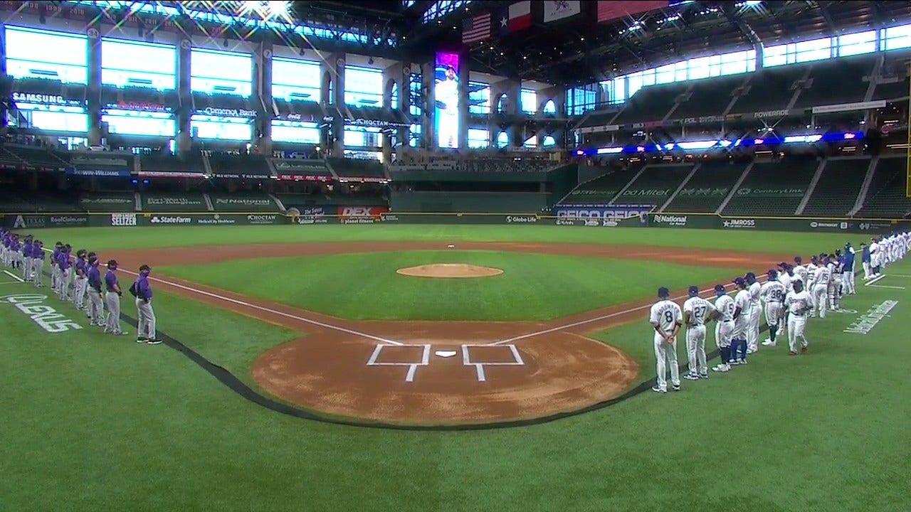Opening Day: Texas Rangers vs. Colorado Rockies - Lineup Introductions