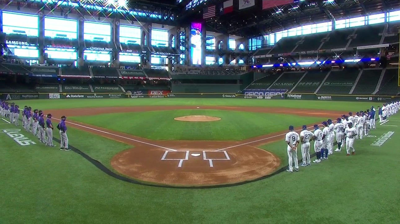 Opening Day: Texas Rangers vs. Colorado Rockies - Lineup Introductions