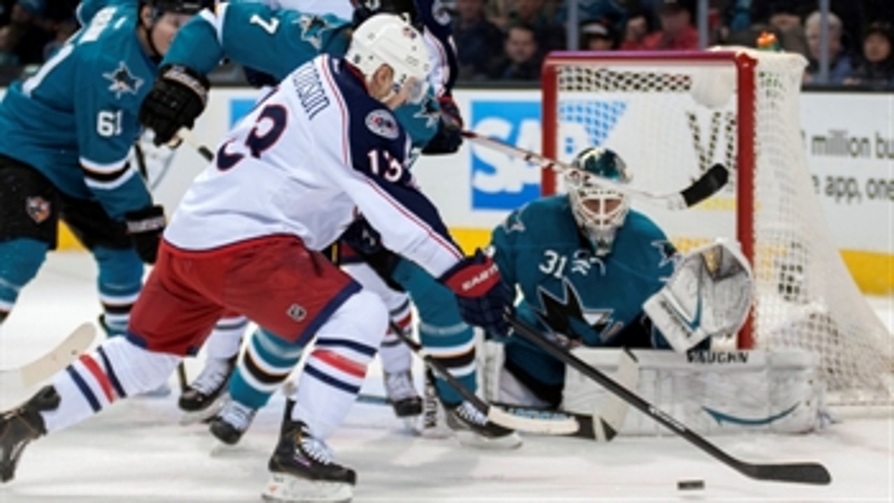 Blue Jackets done in by Sharks