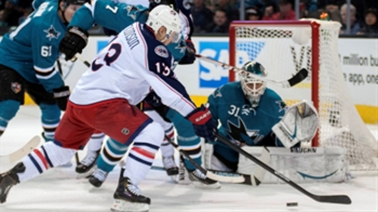 Blue Jackets done in by Sharks