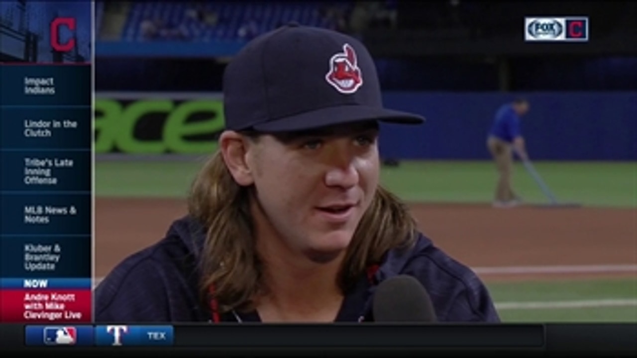 Mike Clevinger discusses the difference between last year's stint with Indians and now