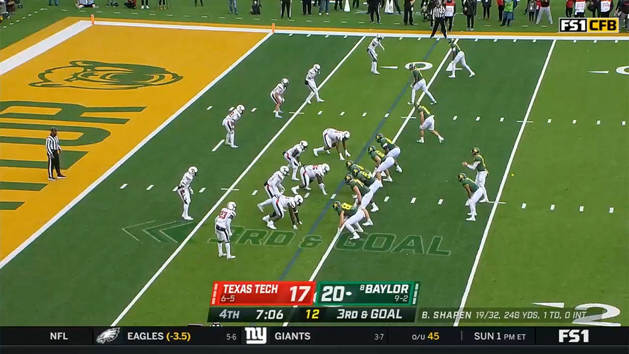 Blake Shapen continues to impress, throws second TD pass as Baylor extends lead against Texas Tech
