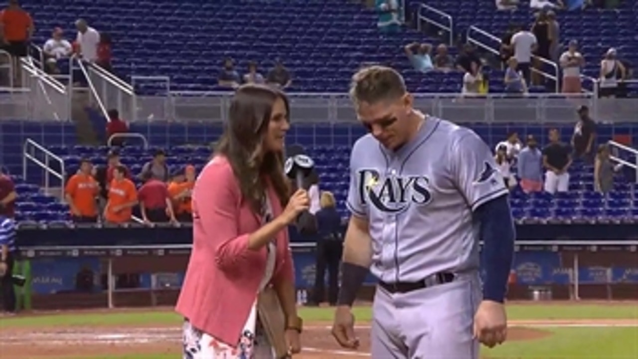 Rays' Logan Morrison on his good times with the Marlins