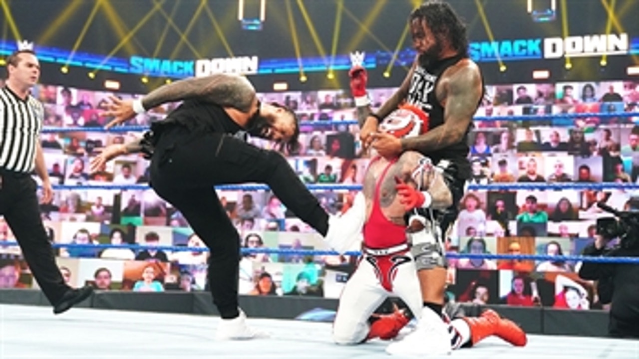 Rey & Dominik Mysterio vs. The Usos – SmackDown Tag Team Title Match: SmackDown, June 4, 2021