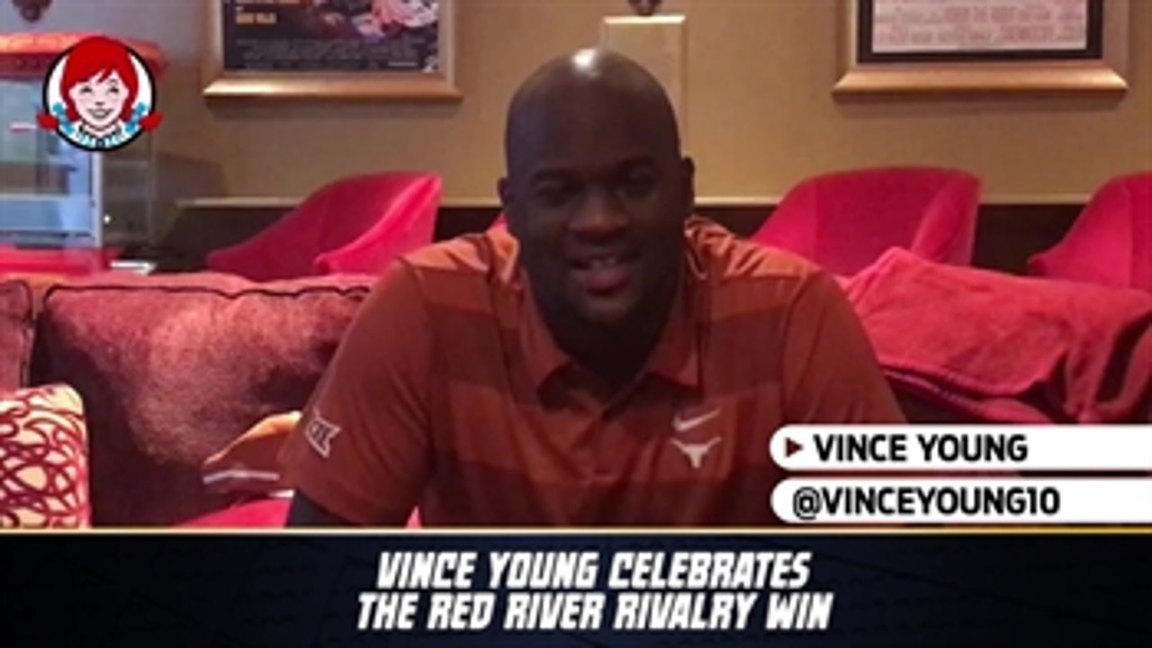 Vince Young is elated Texas is back after the big Red River Showdown