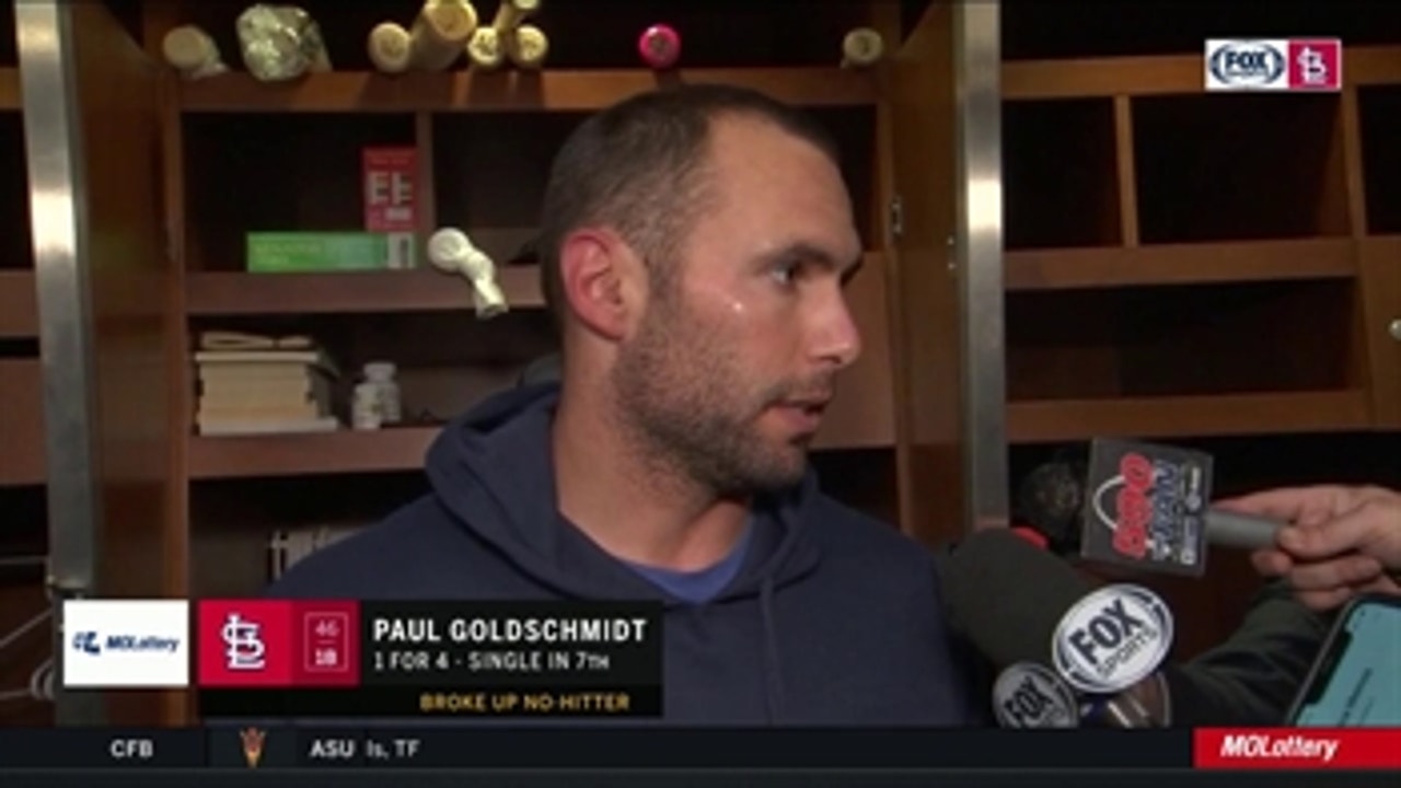 Goldschmidt after Game 2 loss: 'They were able to get some runs and we weren't'