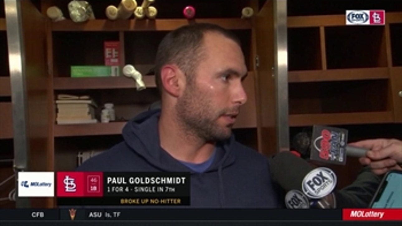 Goldschmidt after Game 2 loss: 'They were able to get some runs and we weren't'