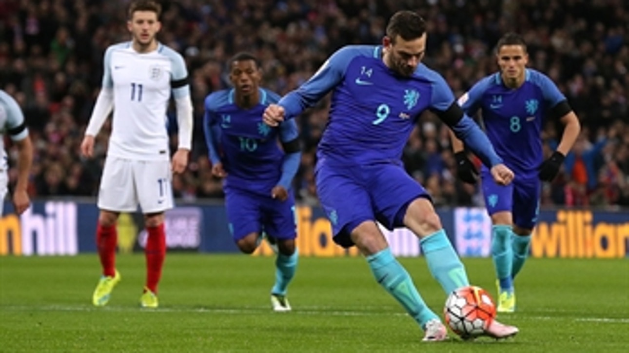 Janssen converts penalty to equalize against England ' 2016 International Friendly Highlights