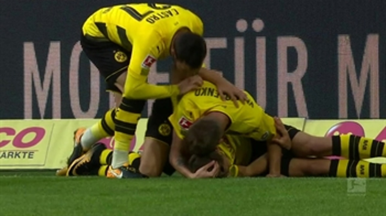 Philipp gives Dortmund the lead vs. Koln just two minutes in ' 2017-18 Bundesliga Highlights