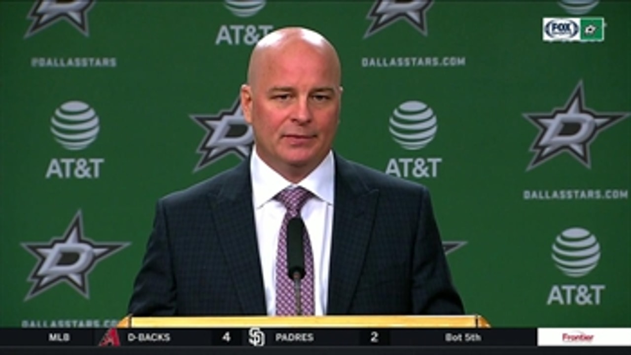 Jim Montgomery on the Stars Win, Getting back to the Playoffs