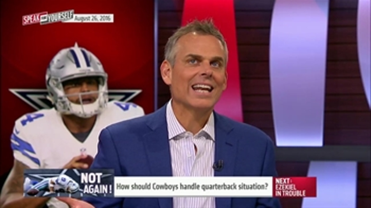 Never play Tony Romo in a preseason game - 'Speak For Yourself'