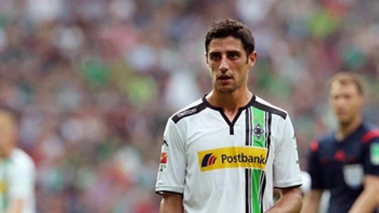 Stindl curls in a beauty into top corner to make it 3-0 for Gladbach - 2015-16 Bundesliga Highlights