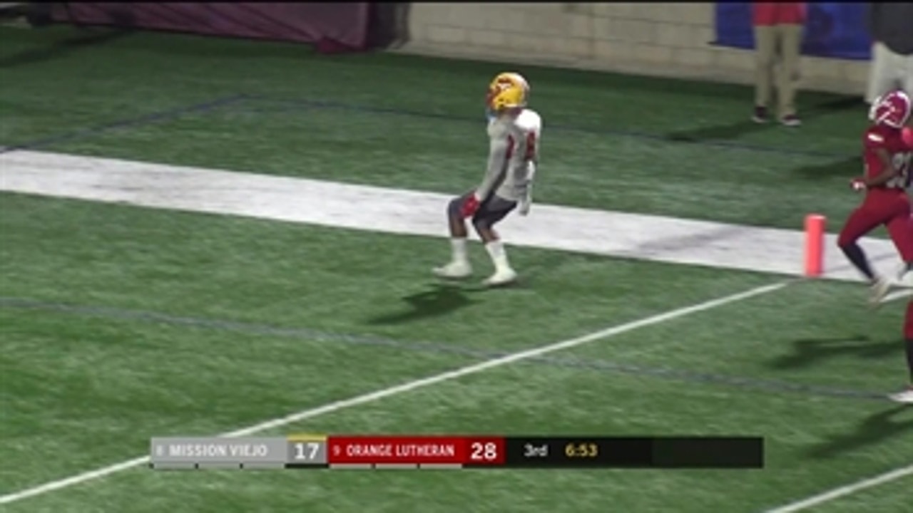 Week 5: Akili Arnold takes kickoff 96 yards to the house for Mission Viejo TD
