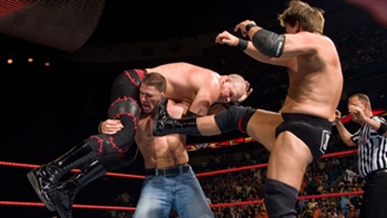 Batista vs. John Cena vs. JBL vs. Kane - Fatal 4-Way Match: Raw, July 7, 2008 (Full Match)