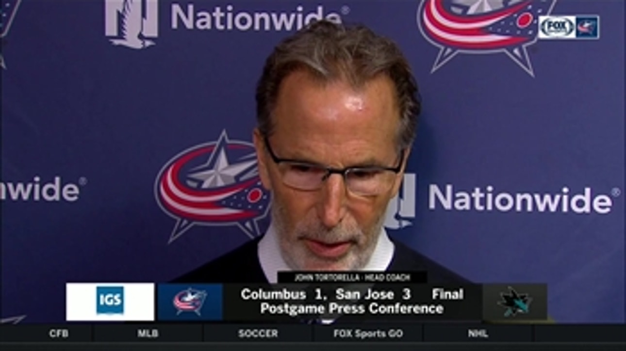 John Tortorella calls Blue Jackets' slow starts to periods an 'epidemic' and 'something we have to cure'