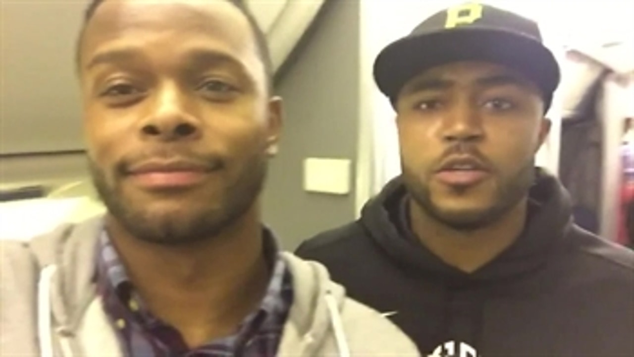 DB Will Allen on the plane after the Steelers beat the Bengals  - PROcast