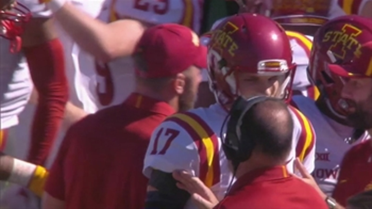 Iowa State takes a 17-6 lead on Kyle Kempt's 2nd TD pass of the day