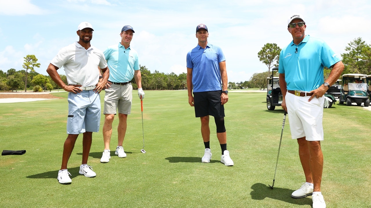Shannon Sharpe gives praise to Tom Brady, Phil Mickelson, Tiger Woods & Peyton Manning's charity golf outing
