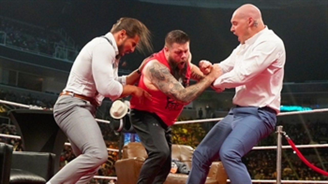 Kevin Owens suffers another 2-on-1 assault on “Happy Talk”: SmackDown, Oct. 8, 2021
