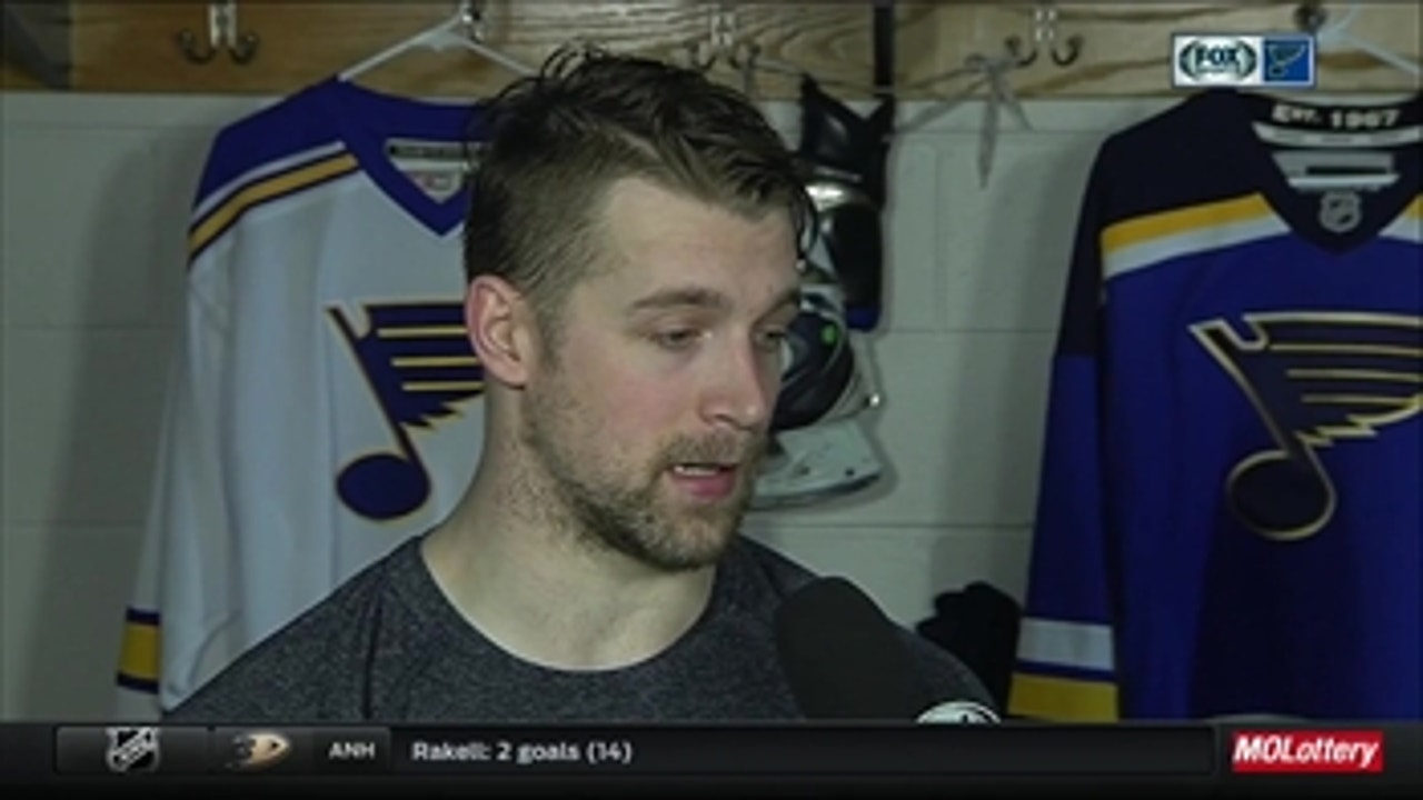 Berglund says Blues gave Blackhawks' scorers too much space