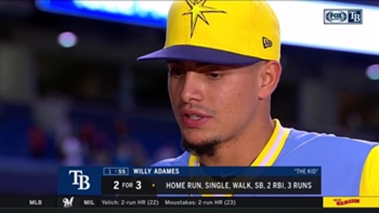Willy "The Kid" Adames on win over Red Sox: 'We got here hungry today'