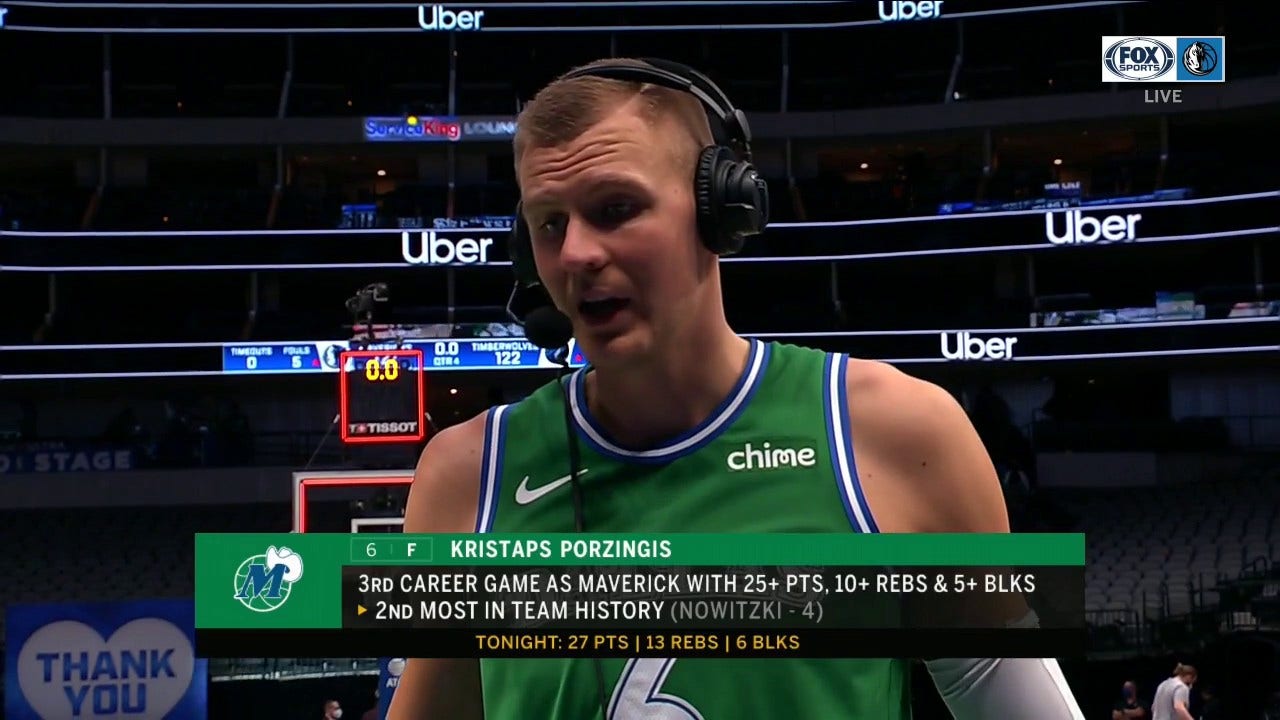 Porzingis: "The mood was good...we want to keep going in this trajectory."