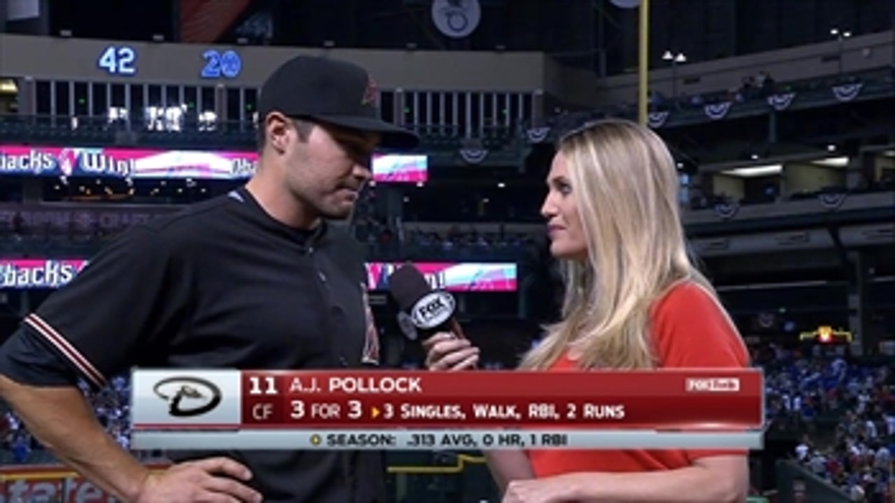 Pollock talks success against Kershaw