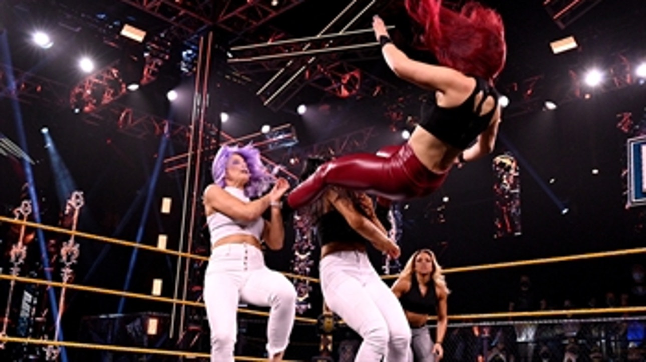 Io Shirai & Zoey Stark fight off The Way: WWE NXT, June 15, 2021