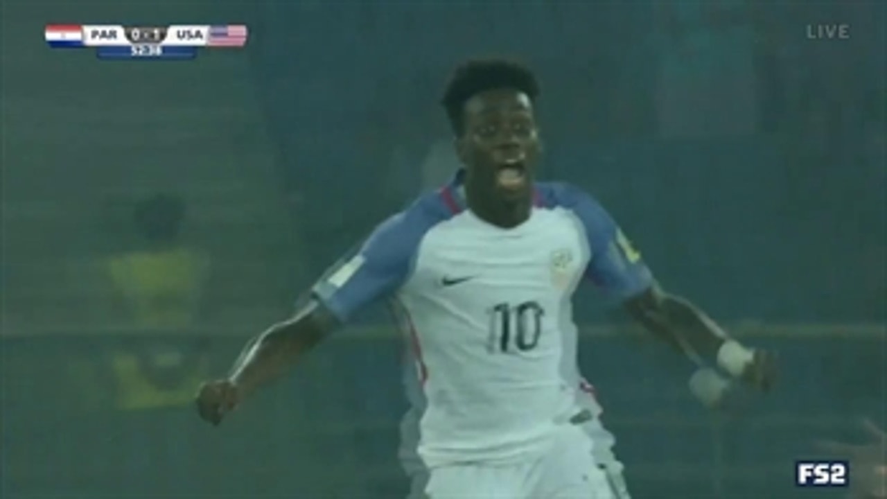 Tim Weah's screamer doubles USMNT lead at U17 World Cup