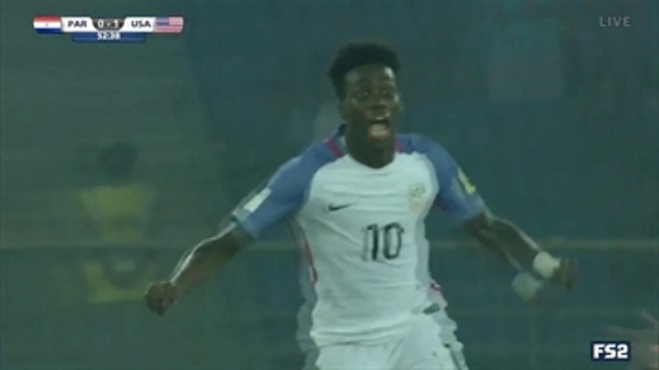 Tim Weah's screamer doubles USMNT lead at U17 World Cup