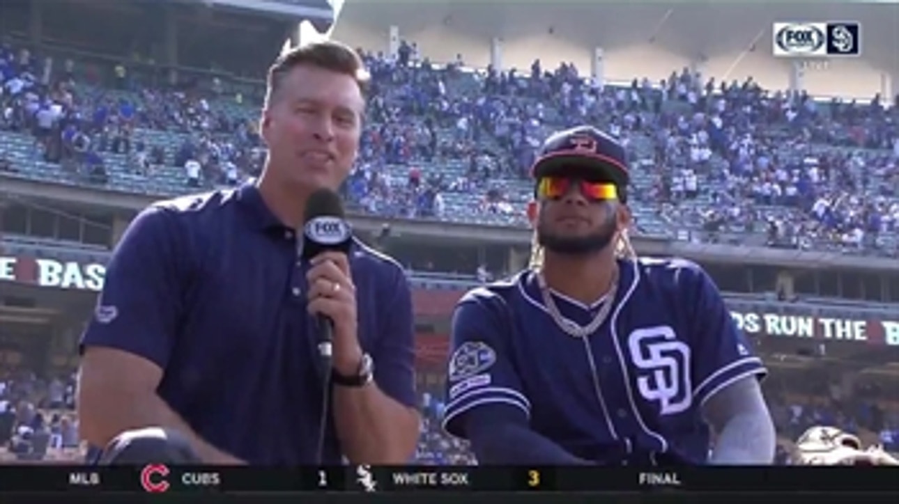Fernando Tatis Jr talks about his monster day at the plate and on the field