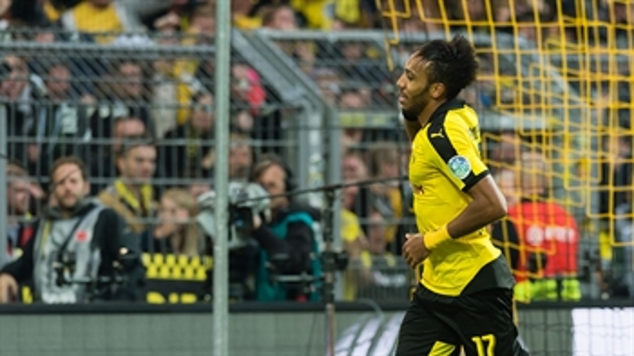 Borussia Dortmund get level through Aubameyang goal - 2015-16 Bundesliga Highlights