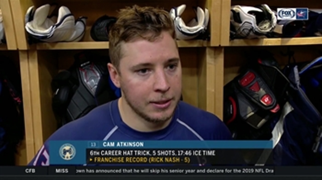 Loss to Flames had Cam Atkinson, Blue Jackets wondering what the heck just happened