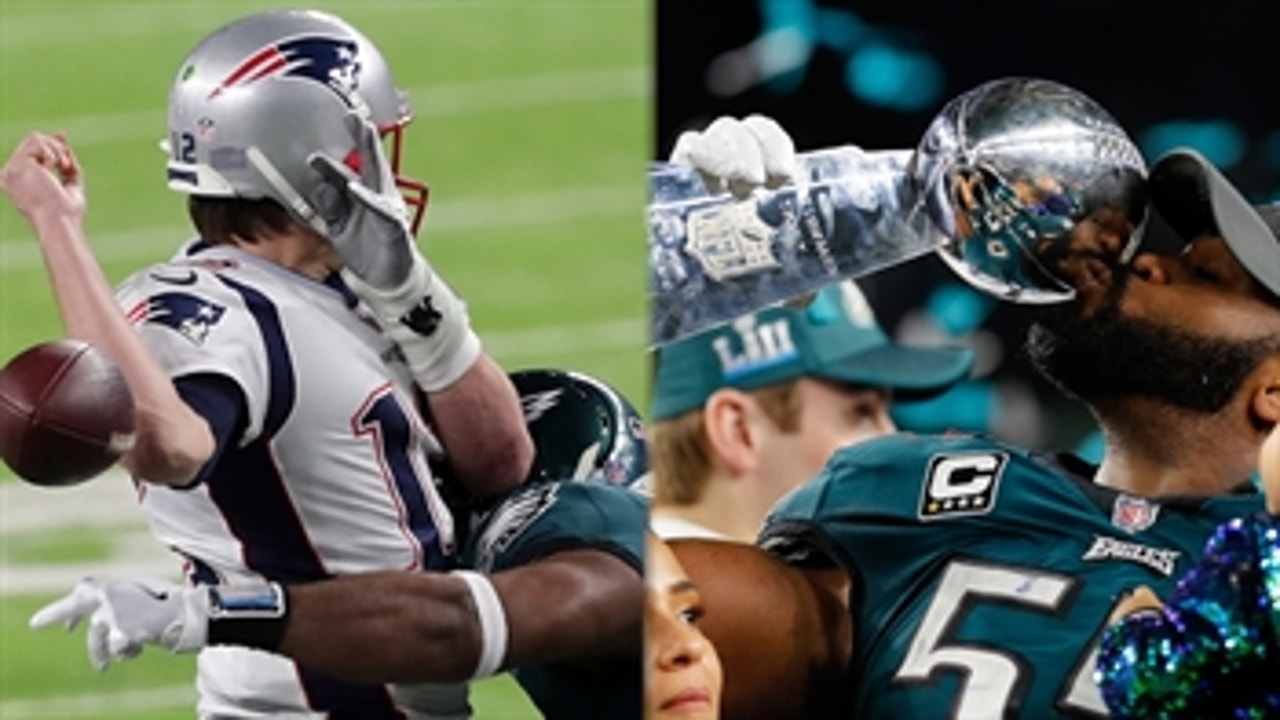 Brandon Graham on his strip sack of Tom Brady