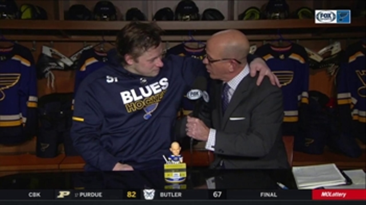 Vladimir Tarasenko on Blues' goalies: 'It's crazy how good they're playing right now'