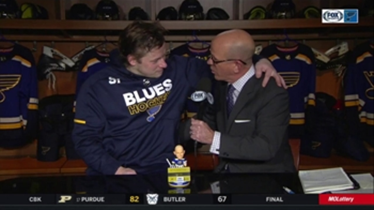 Vladimir Tarasenko on Blues' goalies: 'It's crazy how good they're playing right now'