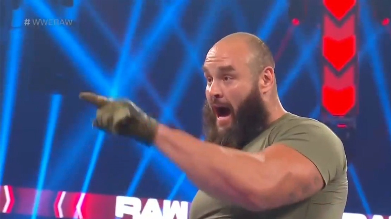 Kieth Lee and Braun Strowman have epic clash on season premiere of Monday Night RAW