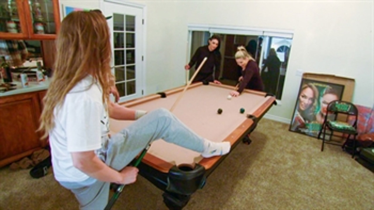 Ronda Rousey, Sonya Deville and Natalya play a high-stakes game of pool: Total Divas Preview Clip, Nov. 6, 2019