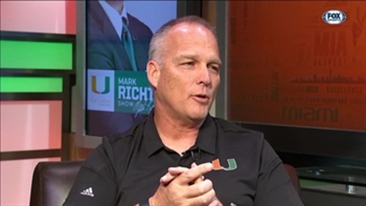 Miami coach Mark Richt on last week's bye, preparing for emotional night against Boston College