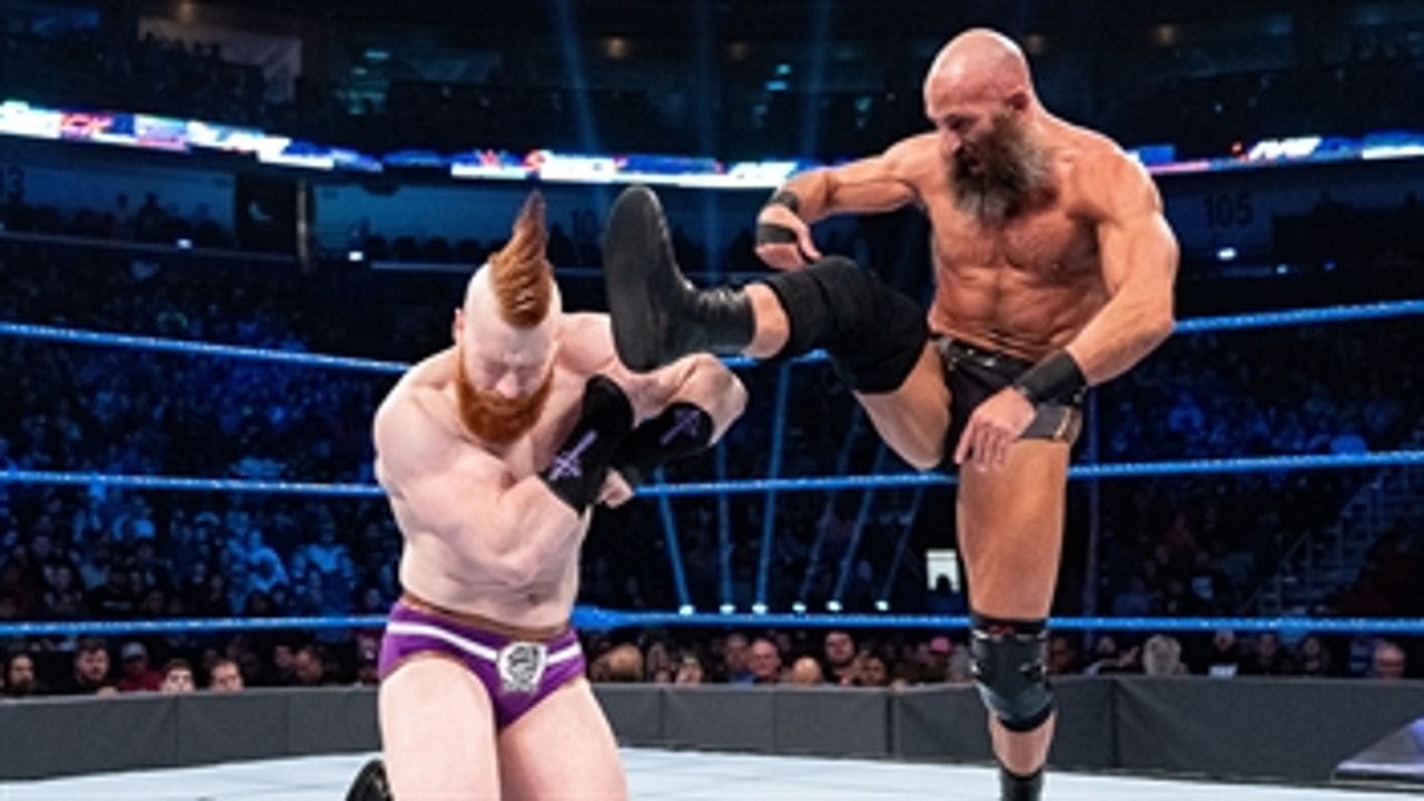 Johnny Gargano & Tommaso Ciampa vs. The Bar: SmackDown LIVE, Feb. 19, 2019 (Full Match)