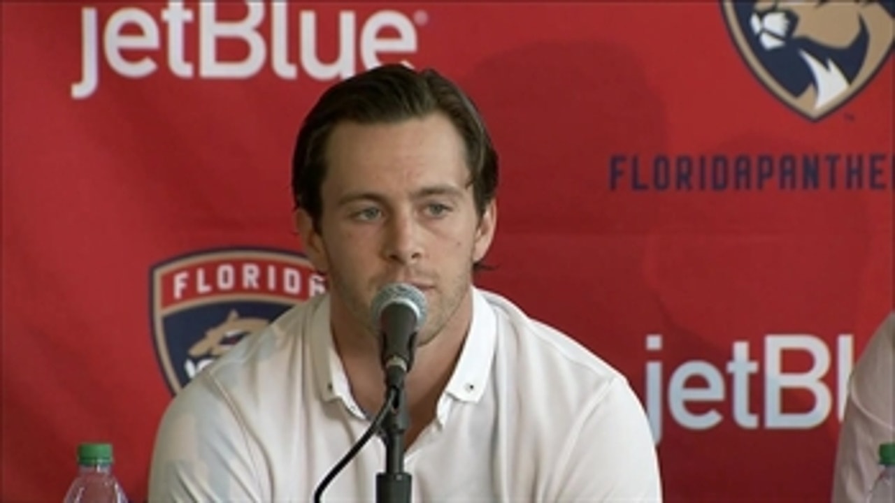 Jonathan Marchessault - Florida Panthers press conference