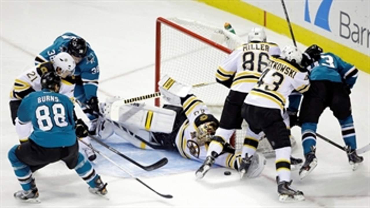 Rask, Bruins shut out Sharks