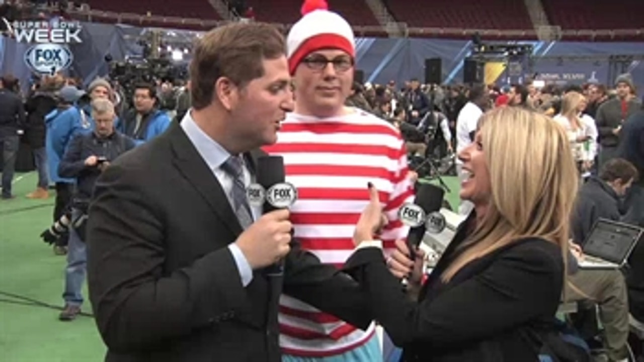 Being There:  Waldo and Richard Sherman win Media Day