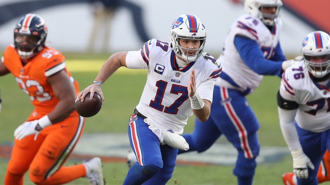 Josh Allen was a one man wrecking crew against the Miami Dolphins