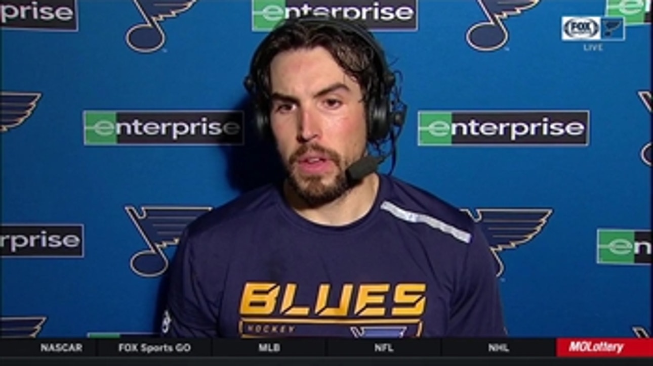 Faulk says Blues need to 'find a way to finish that game off' after overtime loss