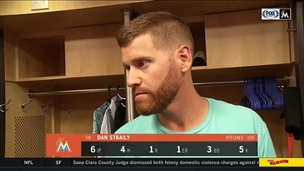 RHP Dan Straily on his performance and clutch play by catcher J.T. Realmuto