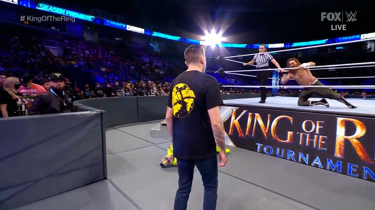 Rey Mysterio and Sami Zayn Battle in King of the Ring Tournament