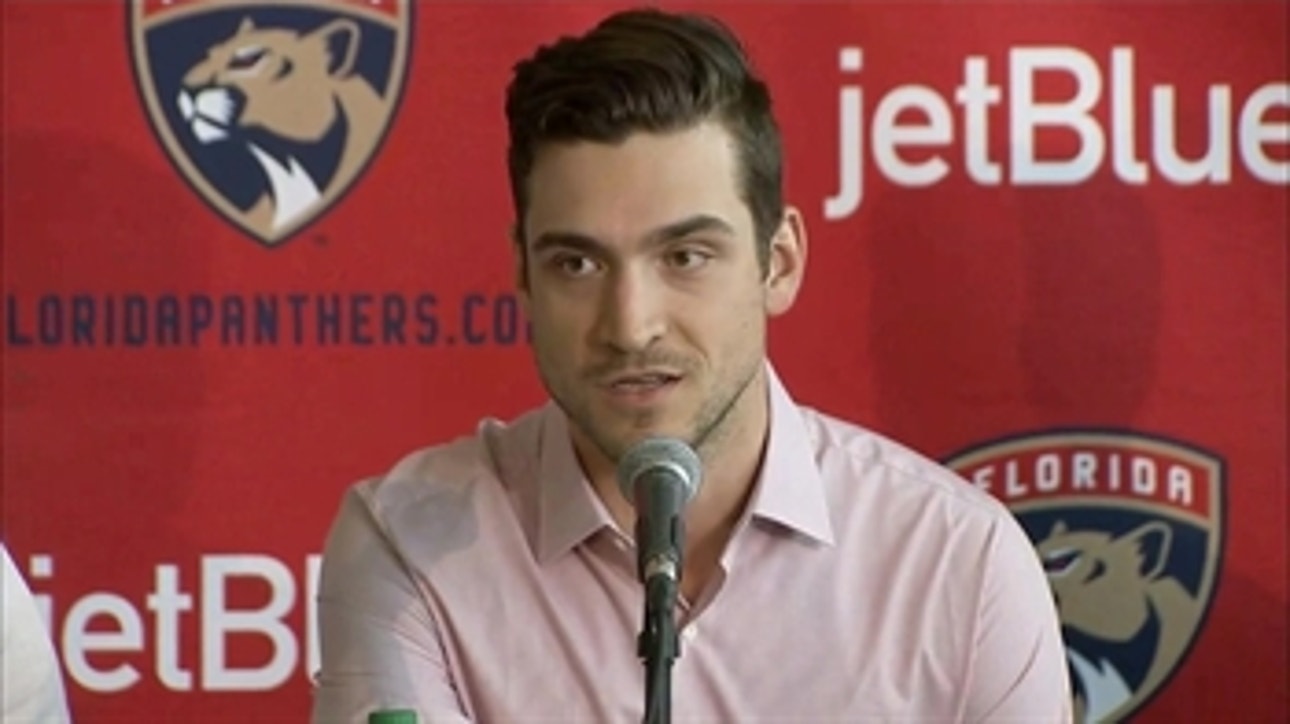 Colton Sceviour - Florida Panthers press conference