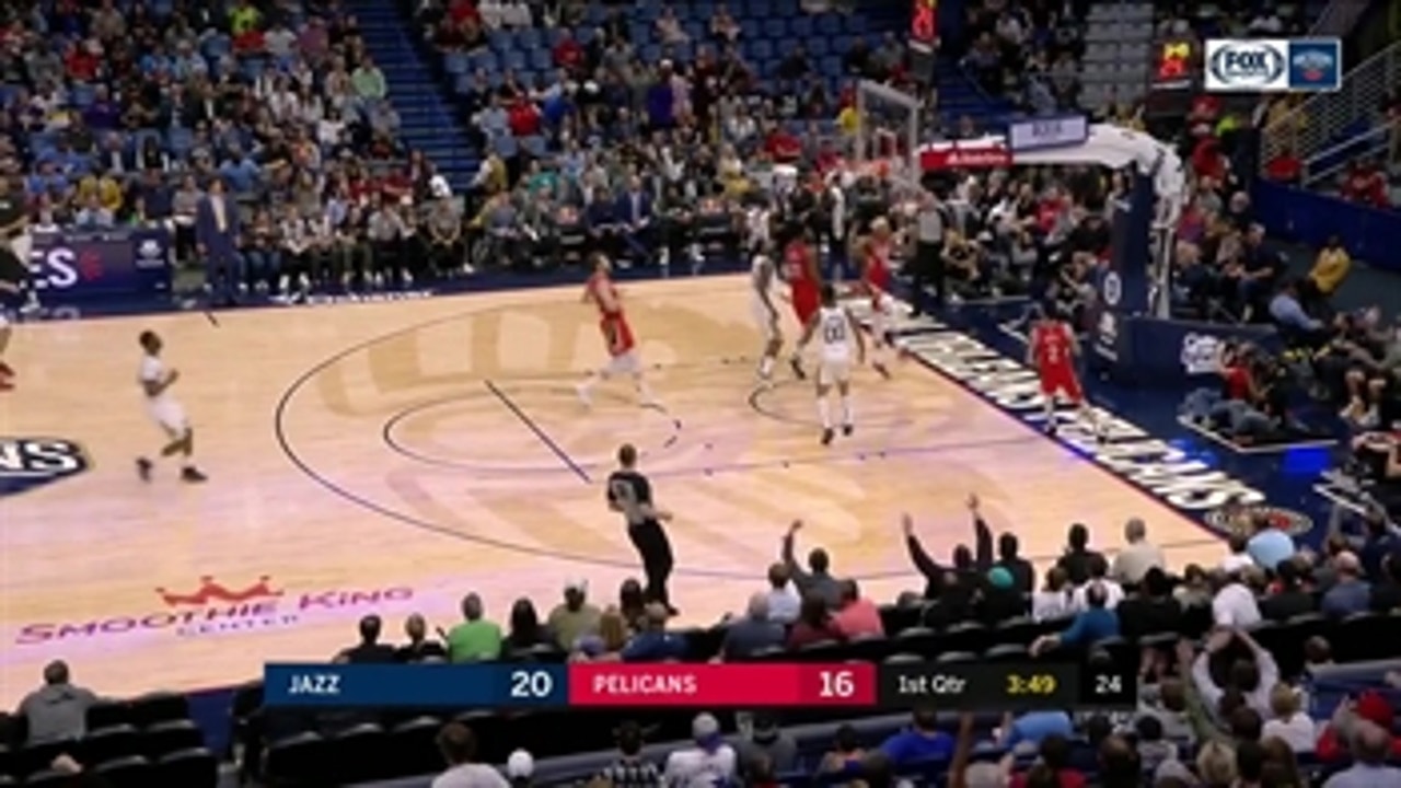 HIGHLIGHTS: Lonzo Ball finds Brandon Ingram for the Alley-Oop